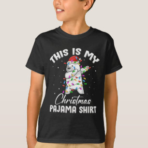T-shirt C'est Mon Ours Polaire De Pyjama De Noël Amusant F