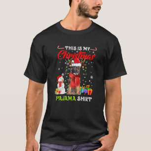 T-shirt C'Est Mon Pajama Allemand Berger Père Noël