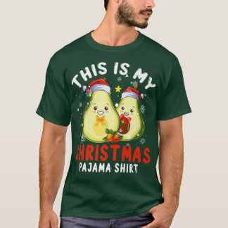 T-shirt C'Est Mon Pajama Avocado de Noël Amateurs Vegeta