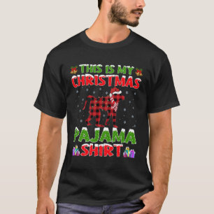 T-shirt C'Est Mon Pajama Baboon Pour Noël
