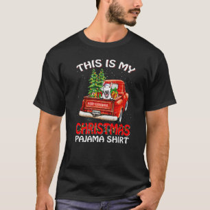 T-shirt C'Est Mon Pajama Bull Terrier Truck Re