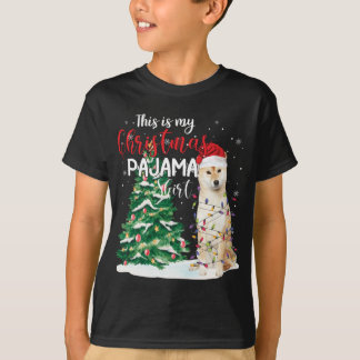 T-shirt C'Est Mon Pajama De Noël Drôle Shiba Inu Chien Lo