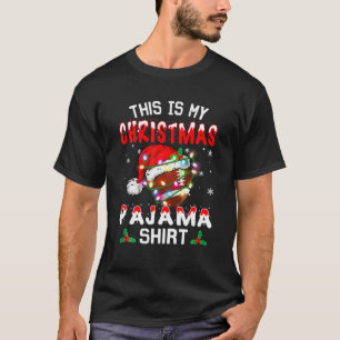 T-shirt C'Est Mon Pajama De Noël Football Jouets Hommes