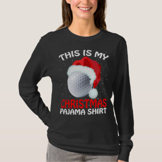 T-shirt C'Est Mon Pajama De Noël Golf- Golf Noël
