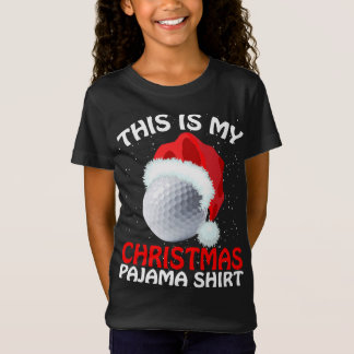 T-Shirt C'Est Mon Pajama De Noël Golf- Golf Noël