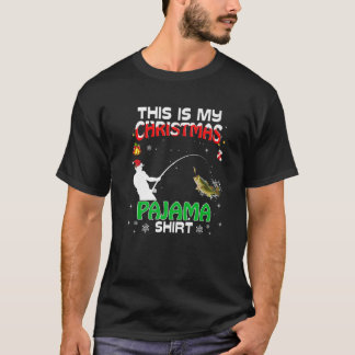 T-shirt C'Est Mon Pajama De Noël Joya Fête Pêche Drôle Hol