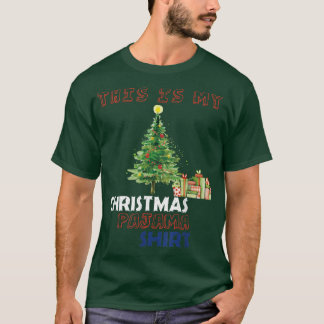 T-shirt C'Est Mon Pajama De Noël Neige Arbre De Noël