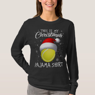 T-shirt C'Est Mon Pajama De Noël Tennis Vilain Cadeau Amou
