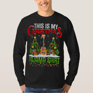 T-shirt C'Est Mon Pajama De Noël Ukulele Musique Christma