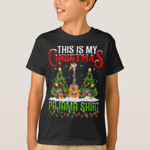 T-shirt C'Est Mon Pajama De Noël Ukulele Musique Christma