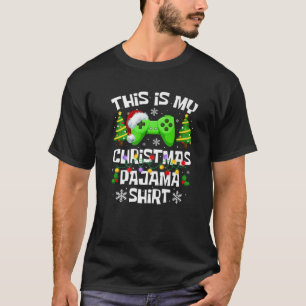 T-shirt C'Est Mon Pajama Jeux Vidéos Garçons Hommes X