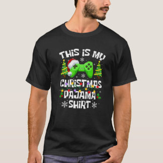 T-shirt C'Est Mon Pajama Jeux Vidéos Garçons Hommes X