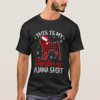C'Est Mon Pajama Père Noël Carlin Rouge Plaid Pour