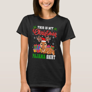 T-shirt C'Est Mon Pajama Père Noël Reindeer Pangoli