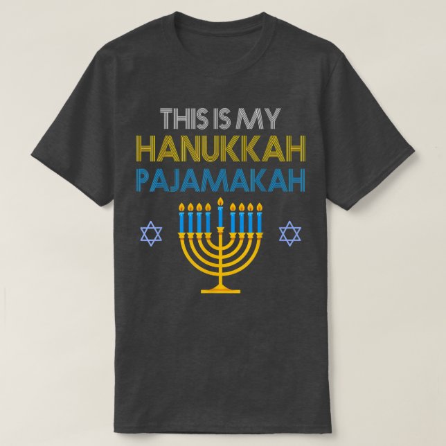 T-shirt C'Est Mon Pajamakah Chanukah Pajama Hanoukka (Design devant)