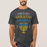 T-shirt C'Est Mon Pajamakah Chanukah Pajama Hanoukka<br><div class="desc">Voici Mon Hanoukka Pajamakah Chanukah Pajama.</div>