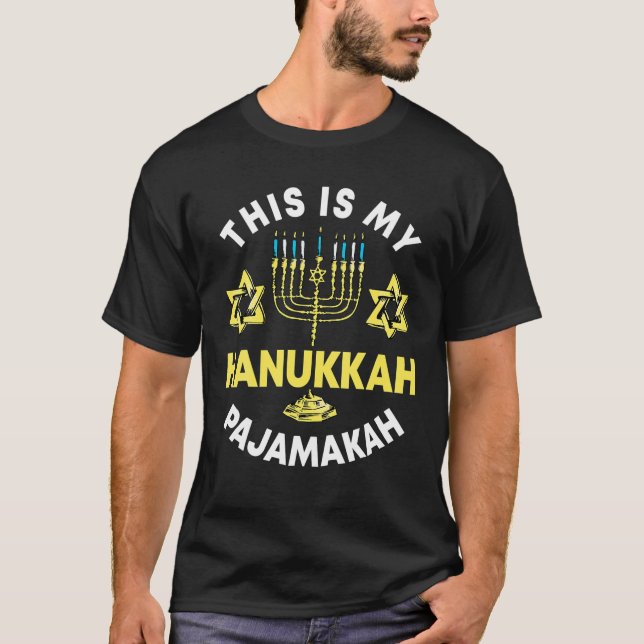 T-shirt C'Est Mon Pajamakah Chanukah Pajama Hanoukka (Devant)