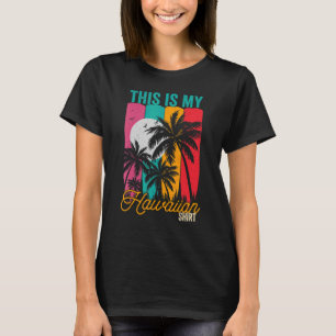 T-shirt C'Est Mon Palmier Vintage Rétro Hawaïen Aloha Ha