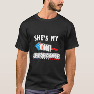 T-shirt C'est mon pétard Feu d'artifice Fête de l'Indépend