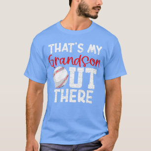 T-shirt C'Est Mon Petit-Fils Là-Bas Grand-Parents De Baseb