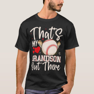 T-shirt C'est mon petit-fils là-bas, le papeball, le papet