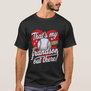 T-shirt C'est mon petit-fils là-bas, le papeball, le papet