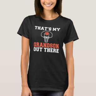 T-shirt C'Est Mon Petit-Fils Là-Bas Playe De Basketball Fi