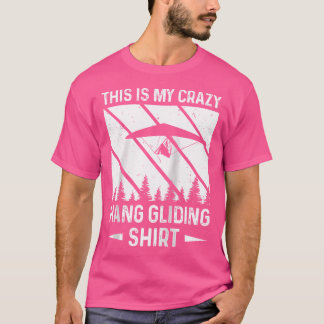 T-shirt C'est Mon Planeur De Vol Libre Fou Baseba