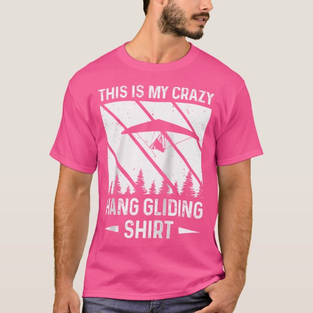 T-shirt C'est Mon Planeur De Vol Libre Fou 	 Baseba (Devant)