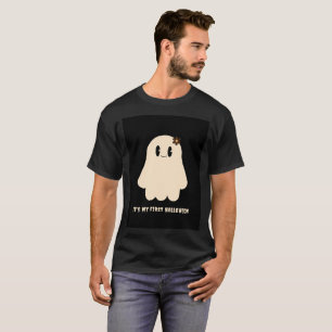 T-shirt C'est mon premier Halloween Noir XL Vêtements Homm