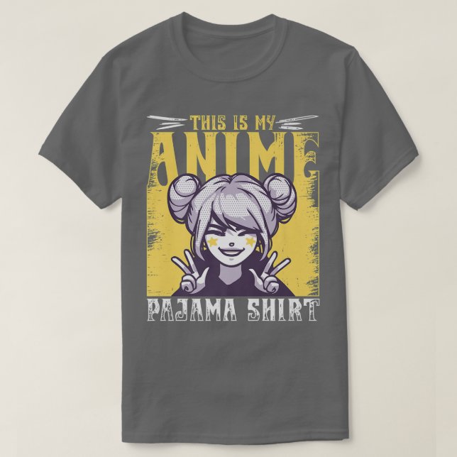 T-shirt C'Est Mon Pyjama Anime (Design devant)