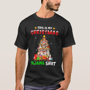 T-shirt C'Est Mon Pyjama Beagle de Noël Chien Xmas Arbre
