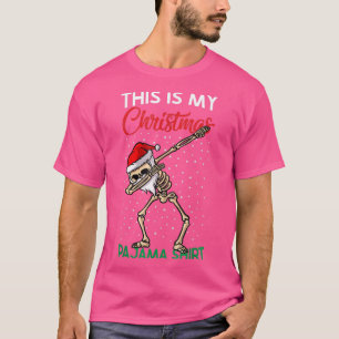 T-shirt C'Est Mon Pyjama Chemise de Noël Dabbing sk Dabbin