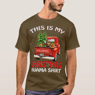 T-shirt C'Est Mon Pyjama Chemise De Noël Dogue De Bordeau