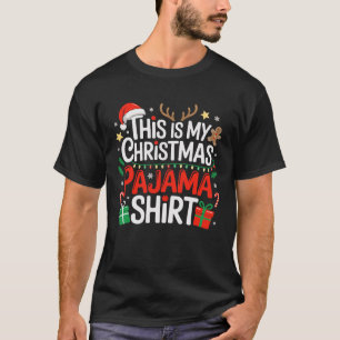 T-shirt C'Est Mon Pyjama Chemise de Noël Fantastique Noël 