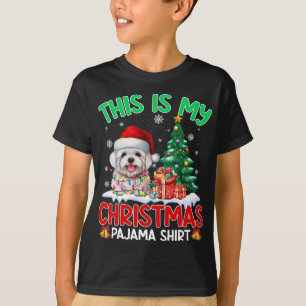 T-shirt C'Est Mon Pyjama De Noël Amoureux de les chiens Ma