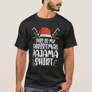 T-shirt C'Est Mon Pyjama De Noël Drôle Les Hommes De Noël