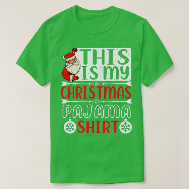 T-shirt C'Est Mon Pyjama De Noël Drôle Noël Noël Noël Noël (Design devant)
