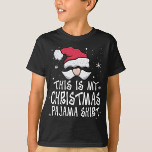 T-shirt C'Est Mon Pyjama De Noël Drôle Père Noël De Noël