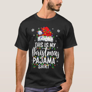 T-shirt C'est mon pyjama de noël éclairant les hommes les