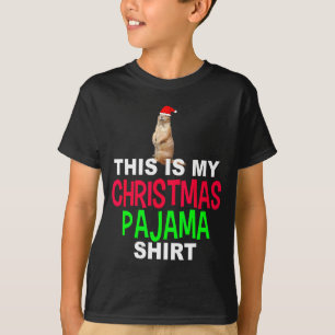 T-shirt C'est mon pyjama de Noël Groundhog Noël Te