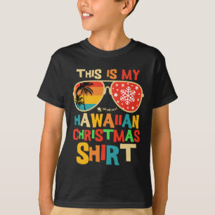 T-shirt C'Est Mon Pyjama De Noël Hawaïen Qui Correspond À 