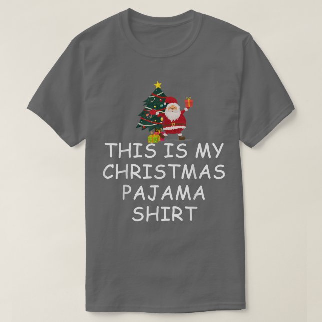 T-shirt C'Est Mon Pyjama De Noël Le Père Noël Noël (Design devant)
