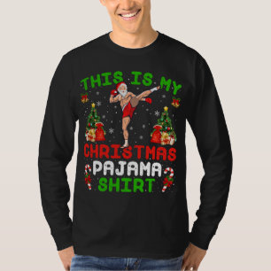 T-shirt C'Est Mon Pyjama De Noël Muay Noël Thaïlandais