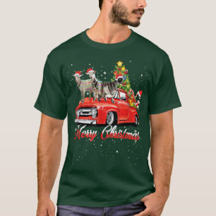 T-shirt C'Est Mon Pyjama De Noël Père Noël Chèvre Riding R