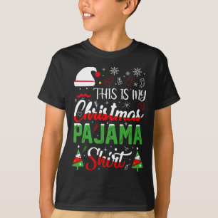 T-shirt C'Est Mon Pyjama X mas Light Père Noël Flam