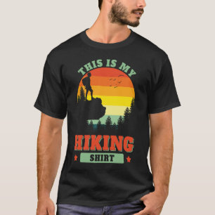 T-shirt C'Est Mon Randonneur De Randonnée Randonnée En Ple