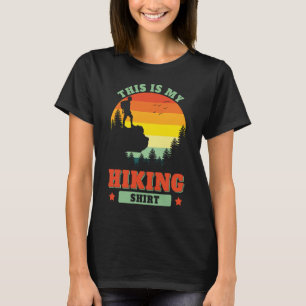 T-shirt C'Est Mon Randonneur De Randonnée Randonnée En Ple