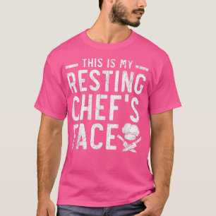 T-shirt C'Est Mon Repose Chefs Face Cuisine Gangster Cul