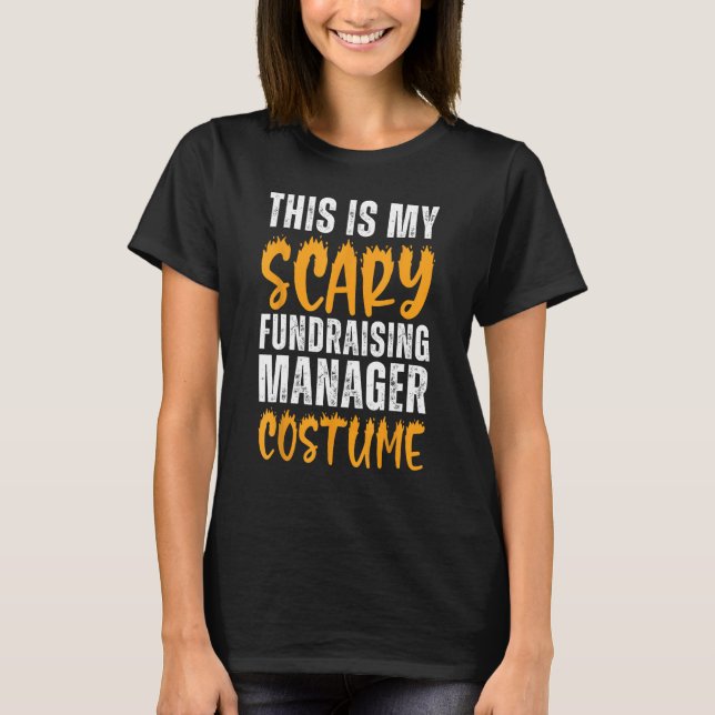T-shirt C'Est Mon Scary Funking Manager Costume Drôle (Devant)